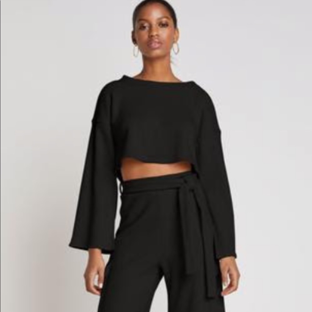 NWT*** Choosy Elsa Knit  2 piece set* BLACK